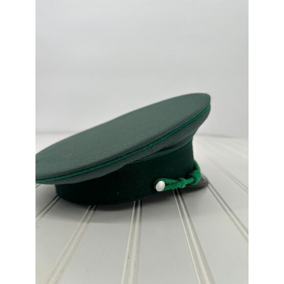 Vintage East German Transportation Police Officer Visor Cap TRAPO Communist DDR - Picture 4 of 7